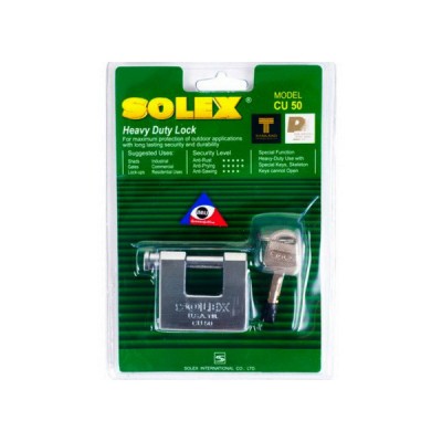 SOLEX Shutter Pad Lock 40mm,50mm- CU40 / CU50